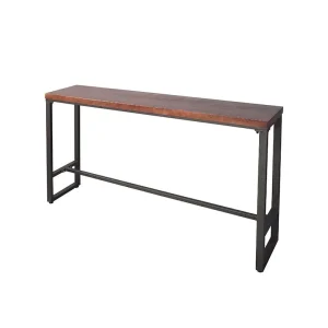 High Quality Industrial Bar Table and Chairs Set Kitchen Bar Height Table with Stools Set of 2 Steel Frame