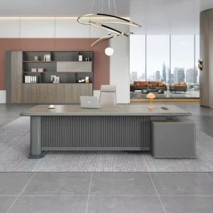 High Quality Latest Design Modern Large L shaped Office Table Executive Ceo Office Desk With Drawers