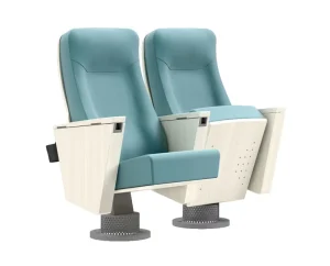 High Quality Leisure Facilities Modern Arm Auditorium Chair Comfortable Wooden Theater Furniture Church Concert Hall