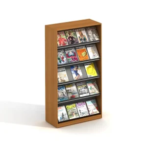 High Quality Library Furniture Shelves Periodical Shelf Periodical Rack Open Shelf Cabinet