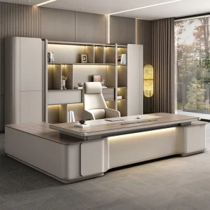 High Quality Luxury Office Furniture L Shaped Table Desk Wooden Desk L Shape Desk Office Furniture Modern