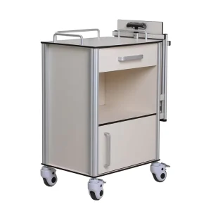High Quality Medical Bedside Cabinet Locker Hospital Bedside Cabinet with Dining Table