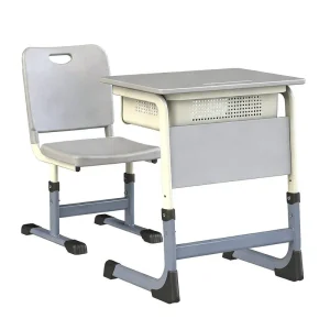 High Quality Metal Desk and Chair Sets Durable Comfortable School Classroom Furniture for Custom Colors Available
