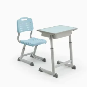 High Quality Middle School Furniture School Desk and Chair Height Adjustable Classroom Furniture Student Desk and Chair