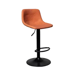 High Quality Modern Adjustable Bar Stool Pu Leather Swivel High Stool Luxury Leather Bar Chairs
