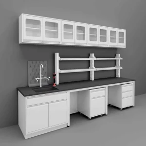 High Quality Modern Chemical Epoxy Resin Top Laboratory Countertops Lab Table Pharmaceutical Factory Steel Lab Bench