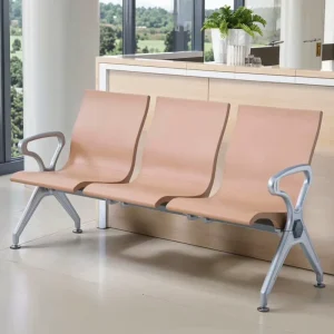 High Quality Modern Customizable USB Port Aluminum Alloy Electric PU Hospital Waiting Chairs for School Clinic Dental Hospital