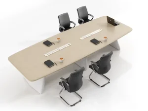 High Quality Modern Design 10 Person Wooden Meeting Desk Office Boardroom Conference Table for Office Meetings