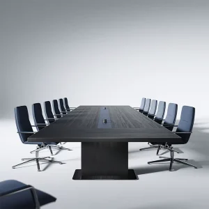 High Quality Modern Design 4m 5m 10 Person Wooden Meeting Desk Office Boardroom Conference Table for Office Meetings