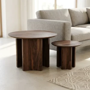 High Quality Modern Design Easy Clean Coffee Table Minimalist Round Shape Coffee Table for Living Room