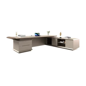 High Quality Modern Design Executive Manager Office Desk Handmade Wooden Panel Furniture for Home or Company Office
