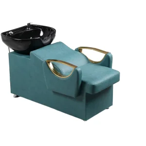 High Quality Modern Design Salon Furniture Synthetic Leather Backwash Wash Head Chair for Shampoo Bed Washing