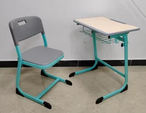 High Quality Modern Design Single Desks and Chair Set Classroom Furniture for Students