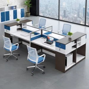 High Quality Modern Executive Table Face to Face Staff Workstation Computer Desks Employee Workbench
