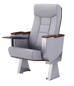 High Quality Modern Fabric Commercial Auditorium Cinema Chair with Foldable Design and Plastic Writing Pad for School Use
