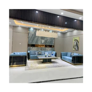 High Quality Modern Fabric Sofa Set for Living Room Apartment Hotel Modular Luxury Design Customizable Size