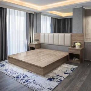 High Quality Modern King Size Hotel Bed Room Furnitures Set