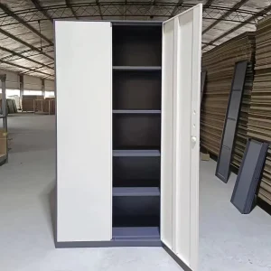 High Quality Modern Lockable Stainless Steel Filing Cabinets for Office Storage Durable Commercial Use White Color Large