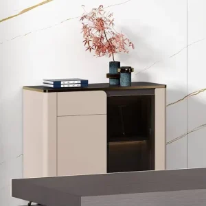 High Quality Modern Luxury Solid Wooden Office File Storage Cabinets with Durable Drawers for Living Room & Apartment Use