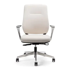 High Quality Modern Mesh+Fabric Ergonomic Executive Office Chair Aluminum Armrest Height Adjustable Swivel Built-In