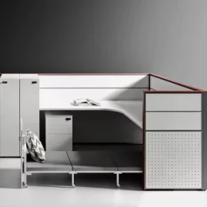 High Quality Modern Modular Partitions Cubicle Workstation Office Desk Work Station with Folding Bed