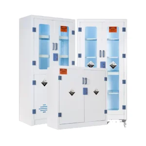High Quality Modern PP Chemical Cabinet with Stainless Steel Surface for School Laboratory Use