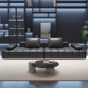 High Quality Modern Sectional Sofa Minimalist and Comfortable Living Room Furniture for Villas Apartments and Hotels