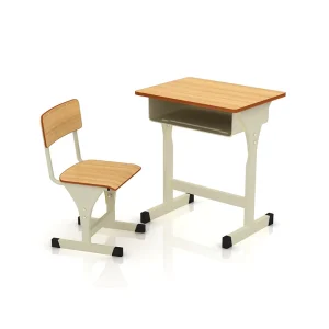 High Quality Modern Style Student Desk and Chair Set Manufactured in China by School Furniture Experts