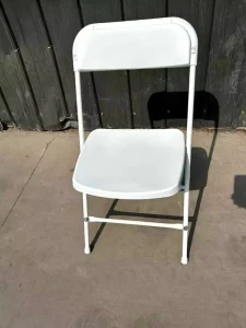 High Quality Modern UV Protective White Wedding Plastic Folding Chairs for Indoor and Outdoor