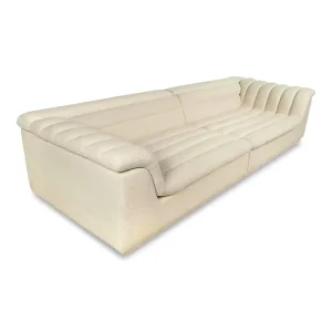 High Quality Modern Velvet Luxury Living Room Sofa Booker Fabric Floating Sofa