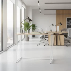 High Quality Modern Wooden Foldable Computer Desk with Panel Design for Home Office Learning Furniture