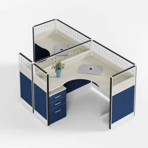 High Quality Modular Office Cubicle Staff Table Office Partition Divider Modular Cubic Office Desk for 2 3 4 People