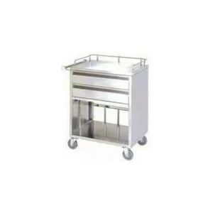 High Quality Movable Hospital Nursing Trolley Stainless Steel Medicine Cart with Modern Design Factory Prices