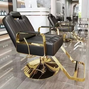 High Quality Multi Function Tiltable Barber Chair Modern Style with PU and Leather for Beauty Salon and Spa Use