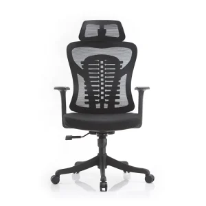 High Quality Office Chair with 360 Degree Rotation Computer Chair Modern Design Fabric PP Black Mesh Chair