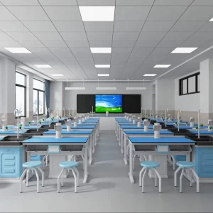 High Quality One Stop School & Laboratory Furniture Workstations for Chemical Classes School Desks for Laboratory Use