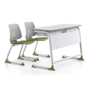 High Quality School Furniture Sets Double Seat School Desk and Chair for School Classroom