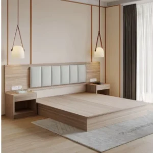 High Quality Simple Luxury Furniture Modern Bedroom Hotel Bed Set Hotel Furniture Bedroom Beds for Chain Hotels