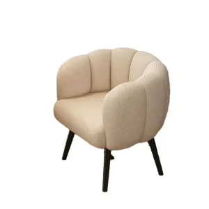 High Quality Single Sofa Chair with Tufted Feature Solid Wood Frame Available Colors for Home Living Room Leisure Vanity Use