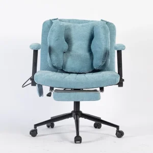 High Quality Soft Fabric Executive Office Chair Modern Design with Adjustable Height Swivel Ergonomic for Home Living Room Use