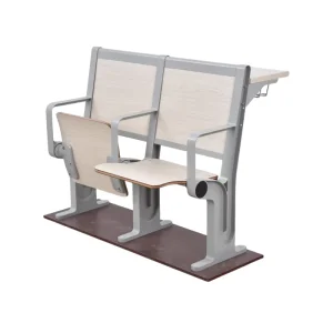 High Quality Space Saving Adult University Wooden Lecture Chair School Student Table and Chair Set