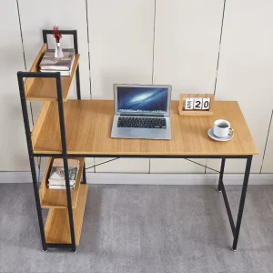 High Quality Strong 120cm Simple Iron Frame Computer Desk Home Office Study Table