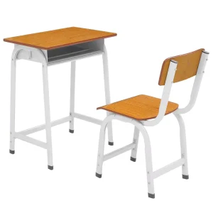High Quality Traditional School Furniture Wooden Classroom Desks and Chairs ISO9001 Certified