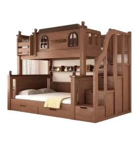 High Quality Wooden Bunk Bed with Drawers Made in China Factory for Sale