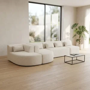 High Rebound Spongy Modular Sofa Sectional Vacuum Packed Compressed Modern Workshop Bedroom Hotel Apartment Villa