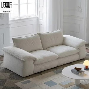 High Resilience Chenille Sofa Light Luxury Retro Design Fit for Modern Minimalist French Style Living Room Decor