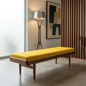 High Resilience Foam Quilted Custom Bench Seat Cushion Removable Cleanable Cover Waterproof Anti-Slide for Home Entry Shoe Bench