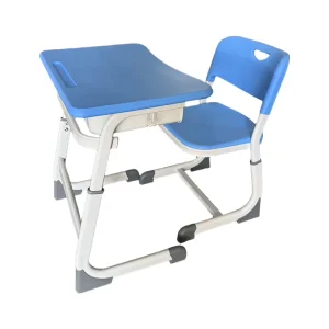 High School College Classroom Desk Chair Set Partition Modern Adjustable Plastic Student Desk Chair Factory Source