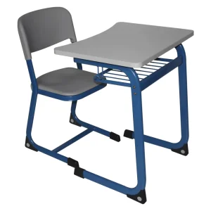 High School Desk and Chair Set Modern Design Adjustable Eco Friendly Durable for Study Room