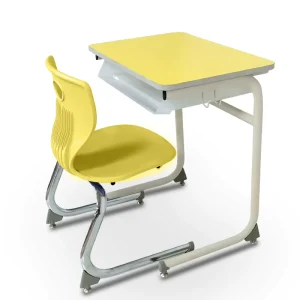 High School Desk and Chair Student Plastic Chair Set Training Study Table and Chair Classroom Desk